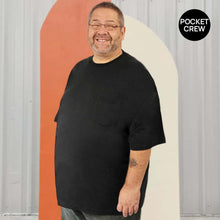 Load image into Gallery viewer, Big Men's Pocket Crew Neck Bamboo Viscose T-Shirts