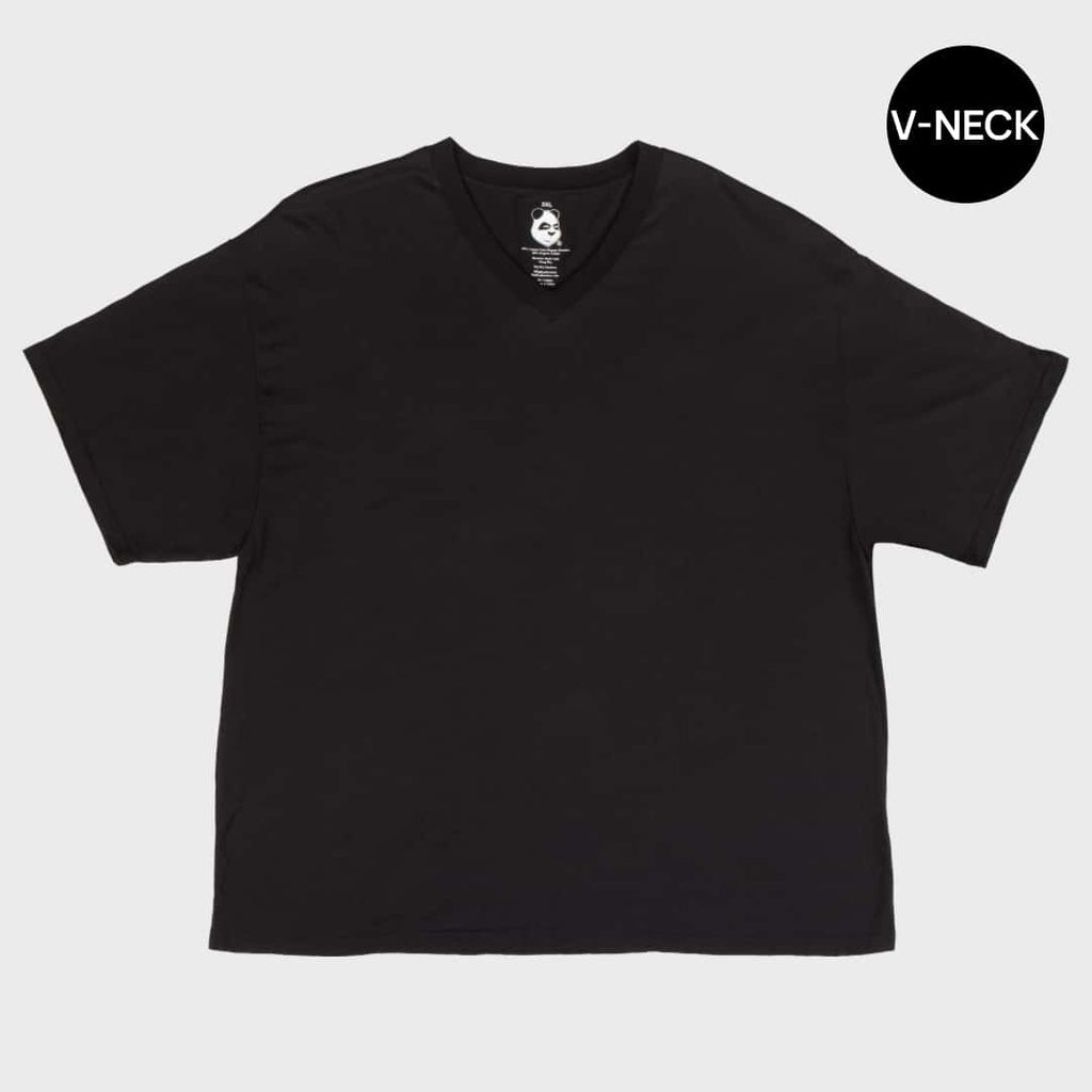 Men's V-Neck Bamboo Big T-Shirts 3XL-8XL - Soft & Bamboo