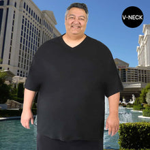 Load image into Gallery viewer, Big Men's V-Neck Bamboo Viscose T-Shirts