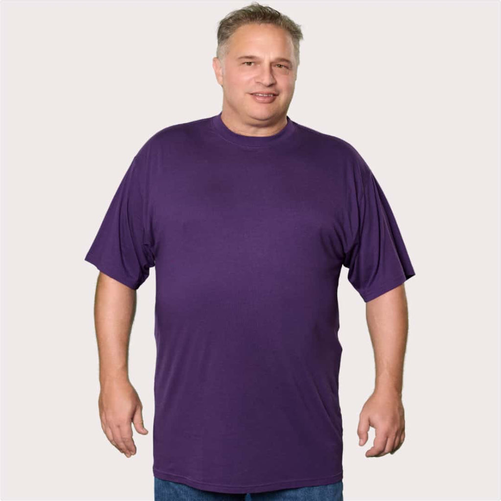 Men's S-8XL Crew Neck Soft and Comfortable Bamboo Viscose T-Shirts