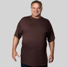 Load image into Gallery viewer, Big Men's Pocket Crew Neck Bamboo Viscose T-Shirts