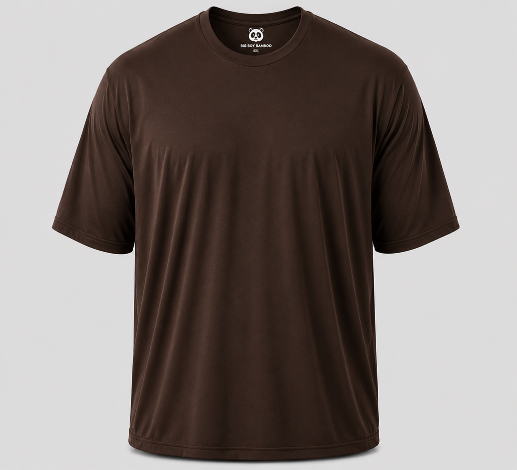 Big Men's Crew Neck Soft and Comfortable Bamboo Viscose T-Shirts
