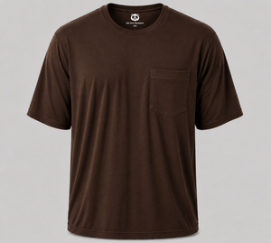 50% OFF! 3XL-8XL Men Pocket Crew Neck Bamboo T-Shirts | Big Boy Bamboo