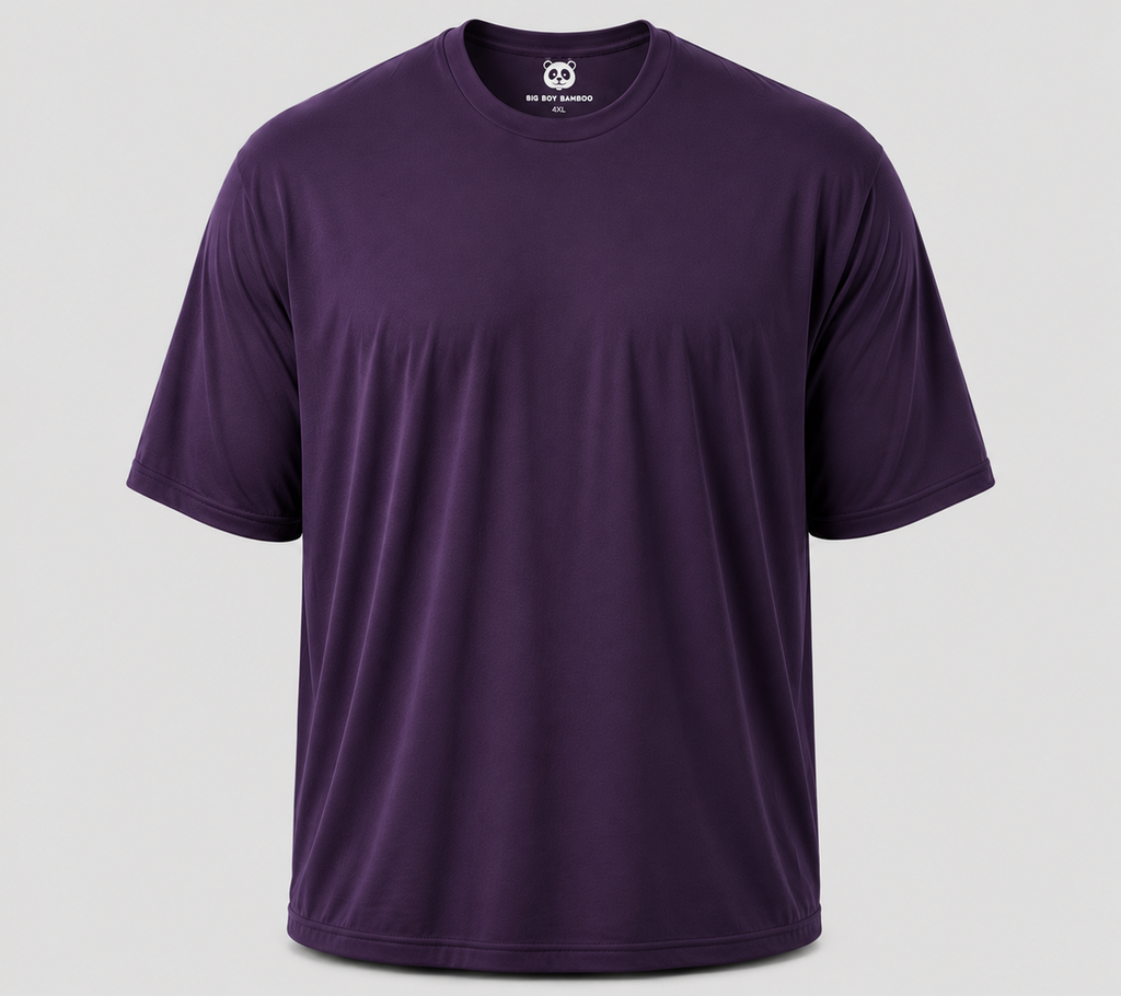 Big Men's Crew Neck Soft and Comfortable Bamboo Viscose T-Shirts