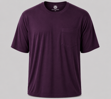 Load image into Gallery viewer, Big Men's Pocket Crew Neck Bamboo Viscose T-Shirts