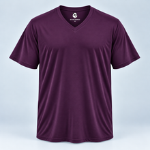 Load image into Gallery viewer, Tall Men's V-Neck Bamboo Viscose T-Shirts - 4 Inches Longer