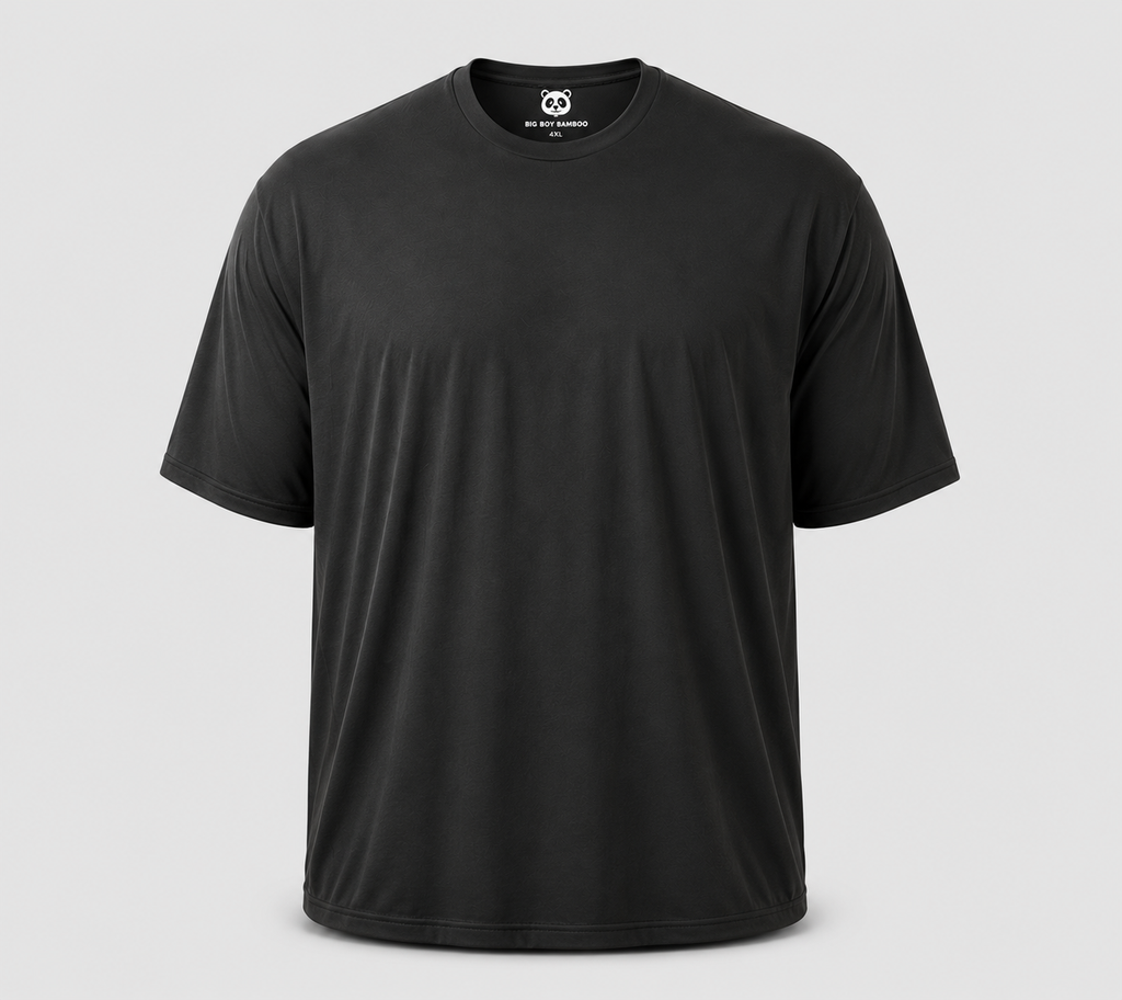 Big Men's Crew Neck Soft and Comfortable Bamboo Viscose T-Shirts