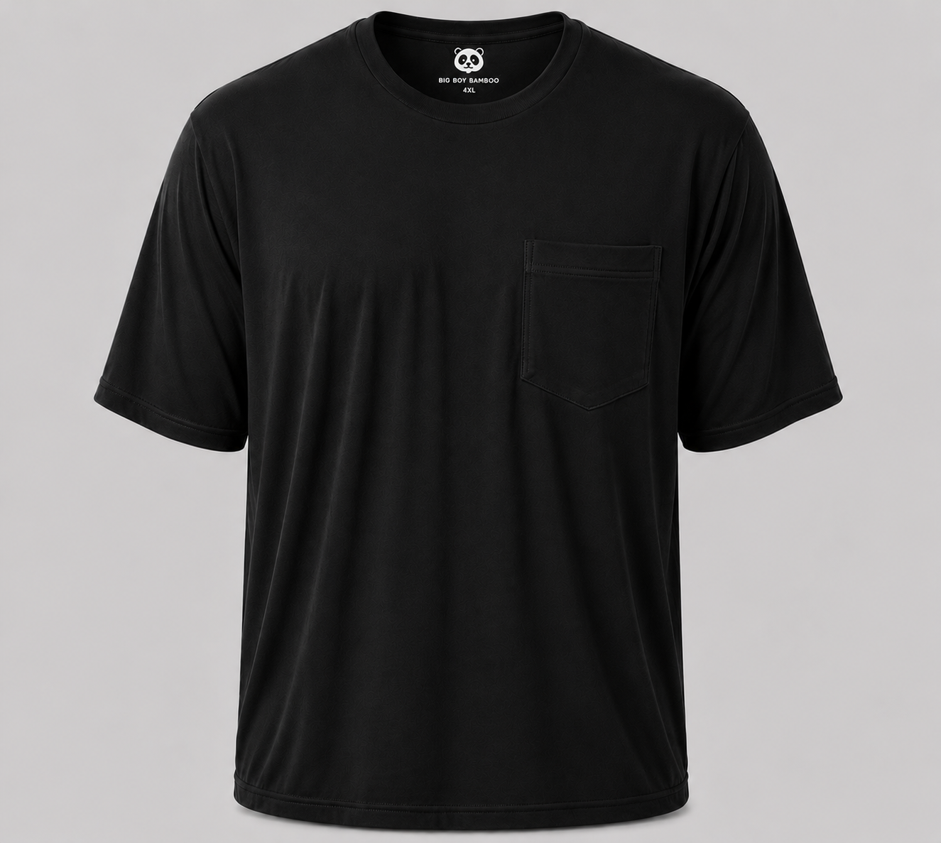 Tall Men's Pocket Crew Neck Bamboo Viscose T-Shirts - 1XLT