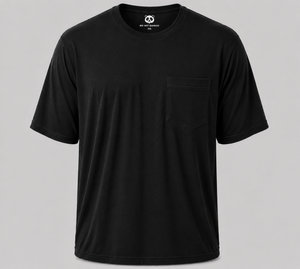 Tall Men's Pocket Crew Neck Bamboo Viscose T-Shirts - 1XLT