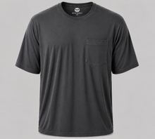 Load image into Gallery viewer, Big Men's Pocket Crew Neck Bamboo Viscose T-Shirts