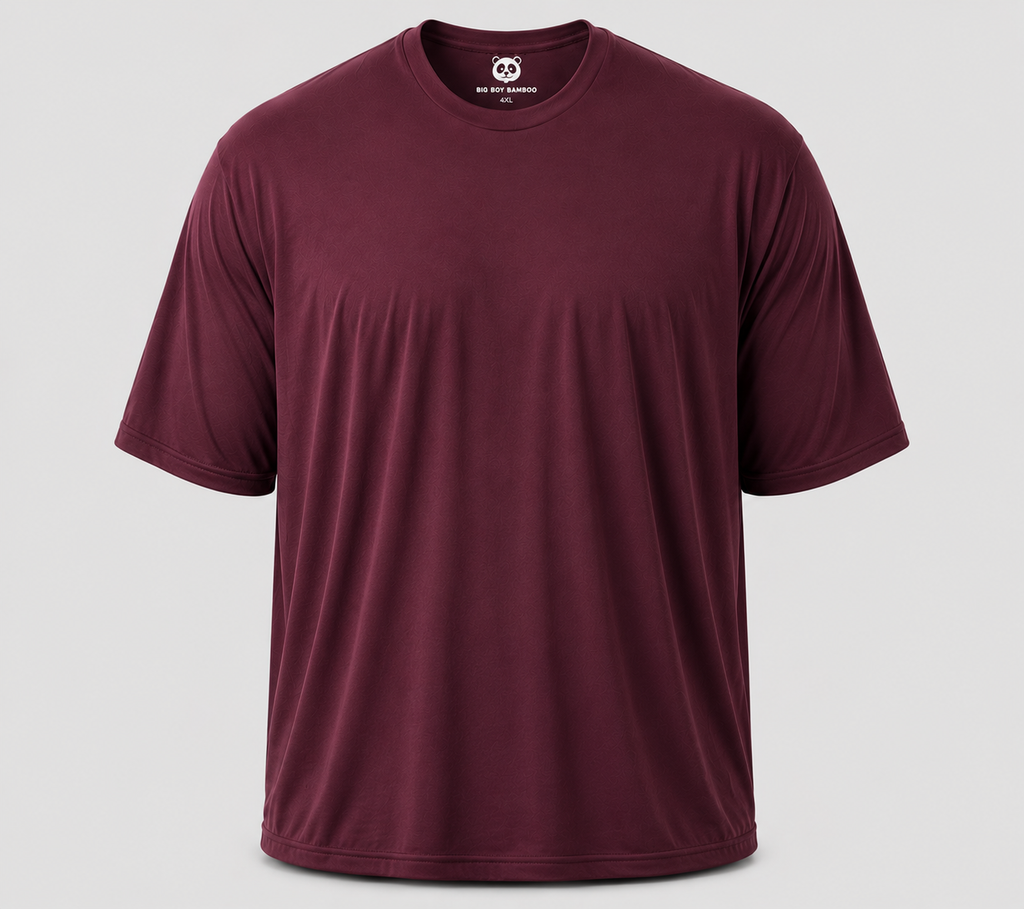 Big Men's Crew Neck Soft and Comfortable Bamboo Viscose T-Shirts