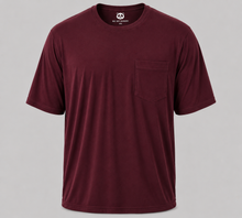 Load image into Gallery viewer, Big Men's Pocket Crew Neck Bamboo Viscose T-Shirts