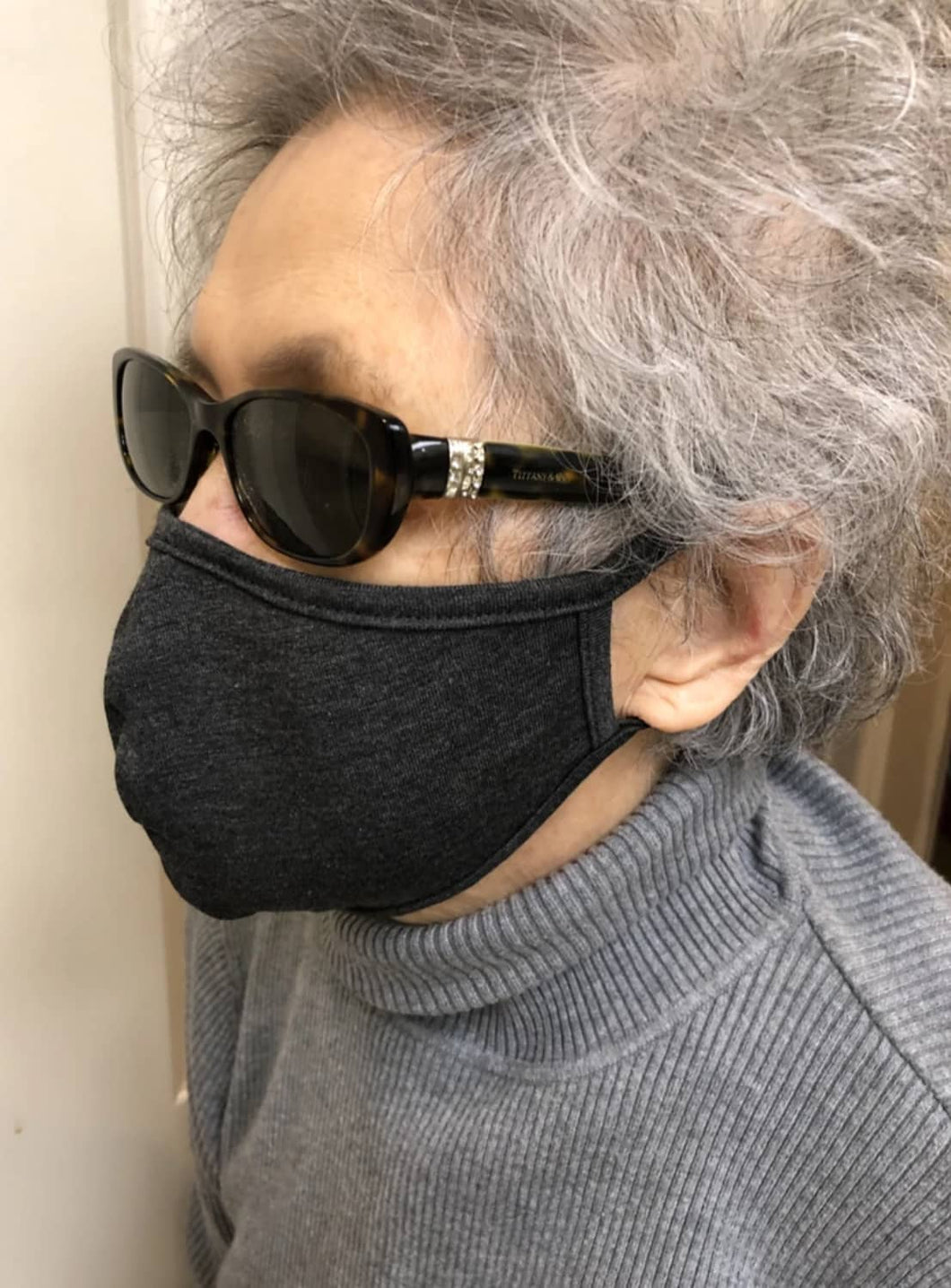 Bamboo Face Mask, Charcoal Heather Gray by Spun Bamboo