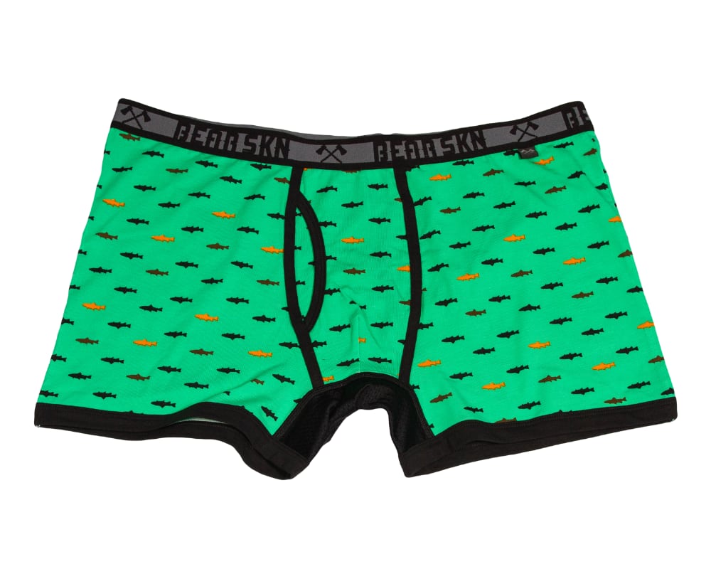 linqin Watercolor Green Seashells Men Boxer Brief Comfortable Bamboo  Underwear for Men Underpants at  Men's Clothing store