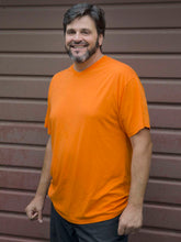 Load image into Gallery viewer, 50% OFF CLEARANCE SALE! Tall Men (1XLT-4XLT) Pocket Crew Neck Bamboo T-Shirt - Short Sleeve Tall Pocket Tee Big Boy Bamboo