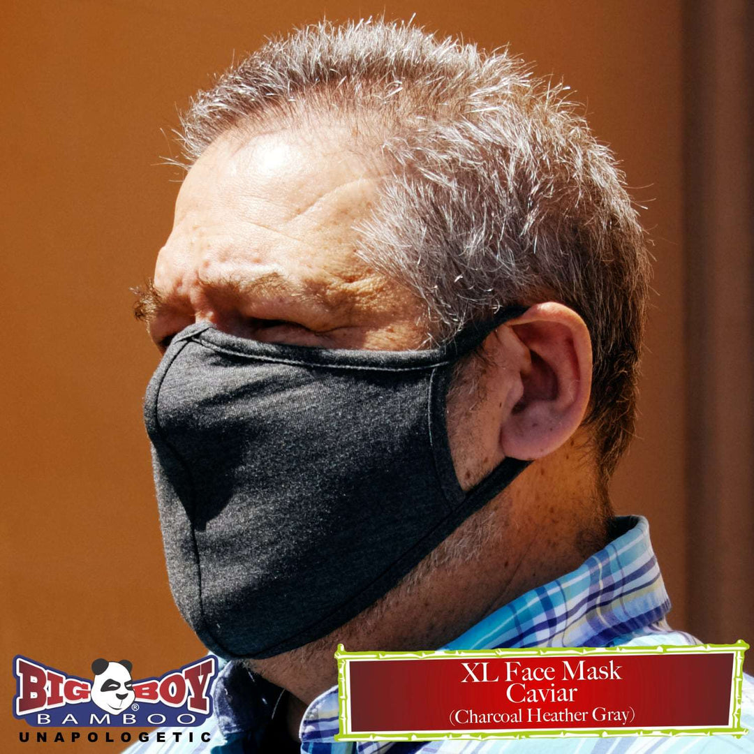 Comfortable XL Bamboo Face Masks for Beards and Big Faces | Big Boy Bamboo